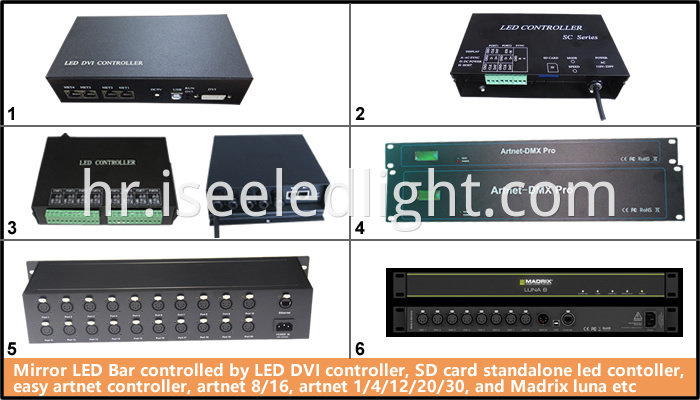 Digital Mirror LED Bar Light Controller